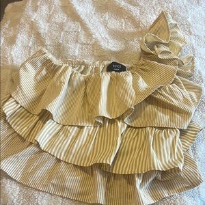 Vici One Shoulder Stripped Tanktop